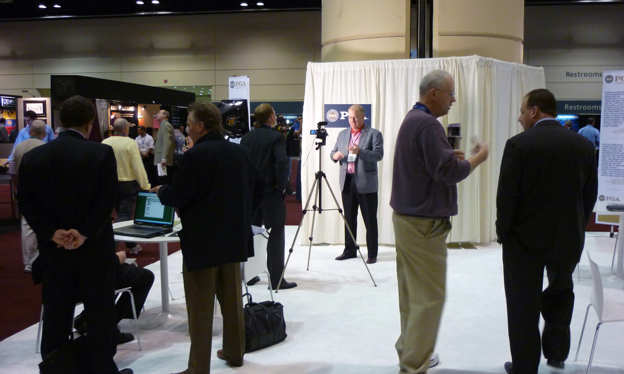 Floor of the PGA Merchandise Show, 2010.