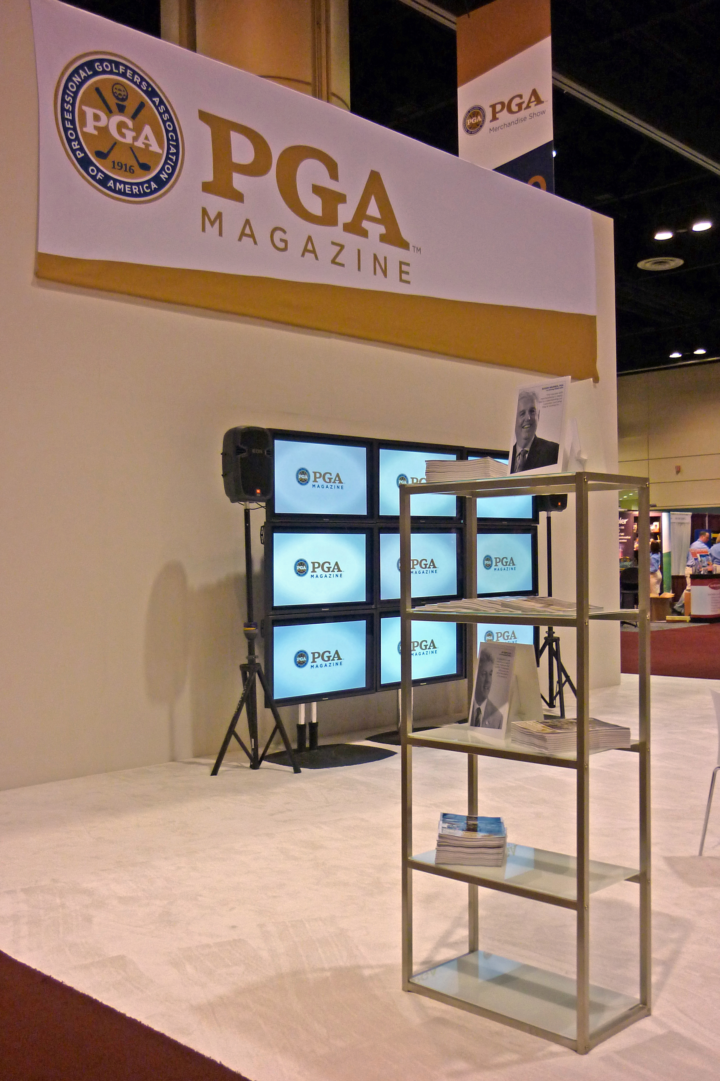 Floor of the PGA Merchandise Show, 2010.