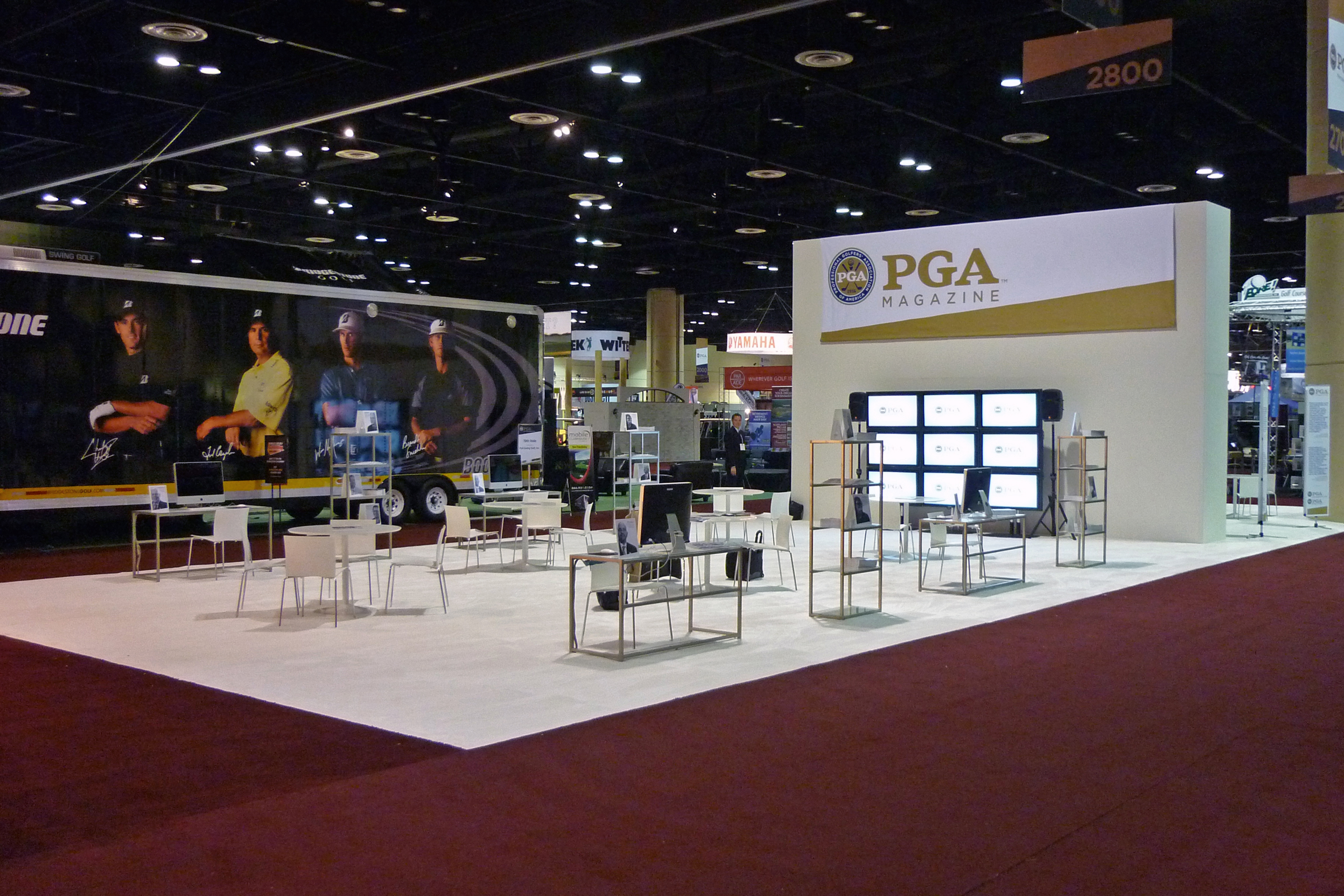 Floor of the PGA Merchandise Show, 2010.