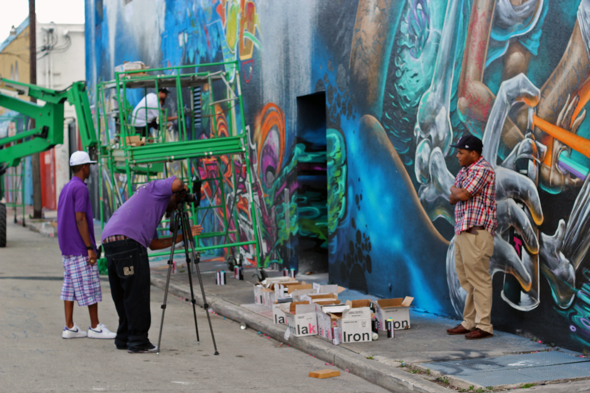 Photo from Art Basel, Wynwood, Miami, 2011.