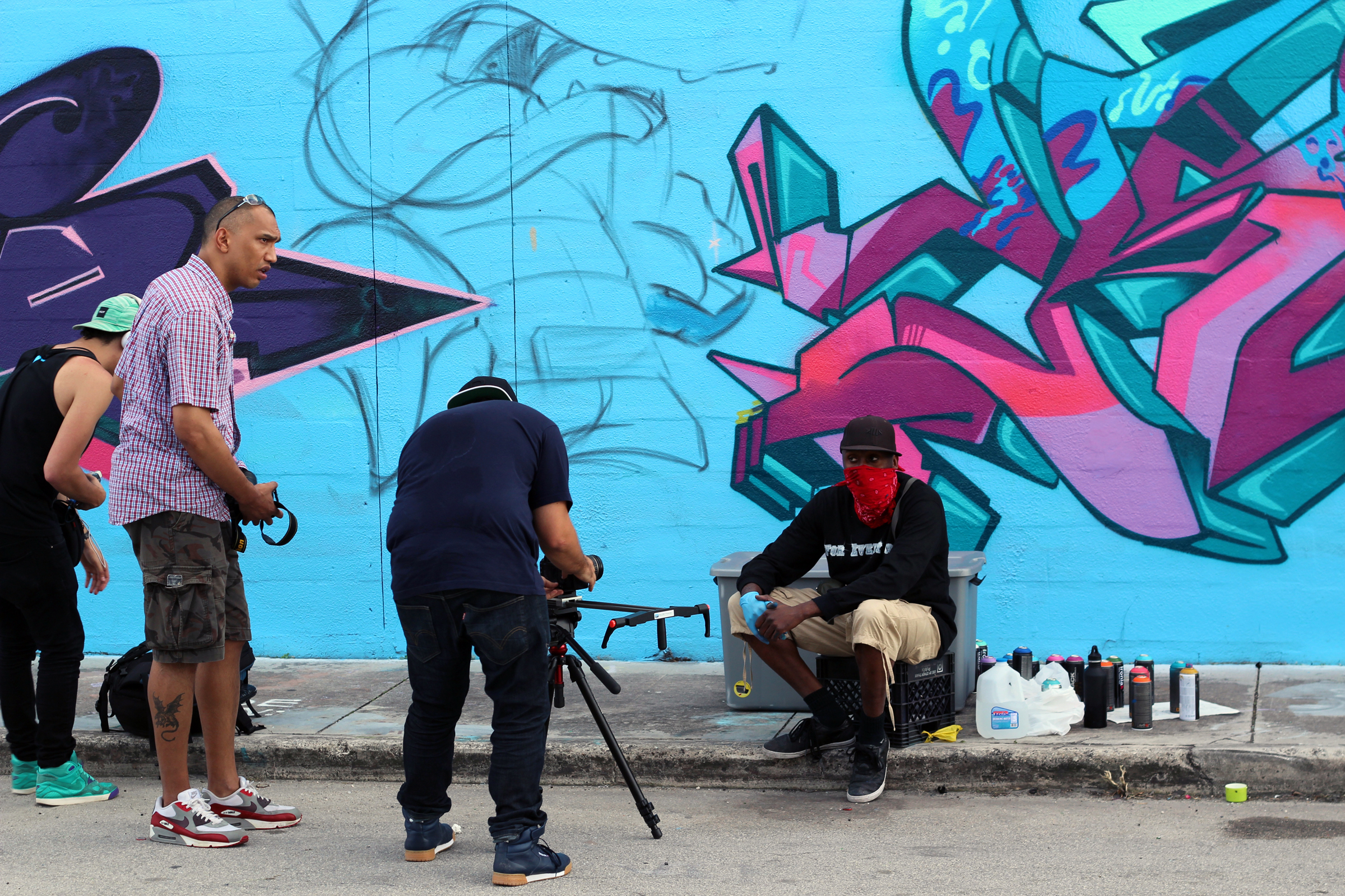 Photo from Art Basel, Wynwood, Miami, 2011.