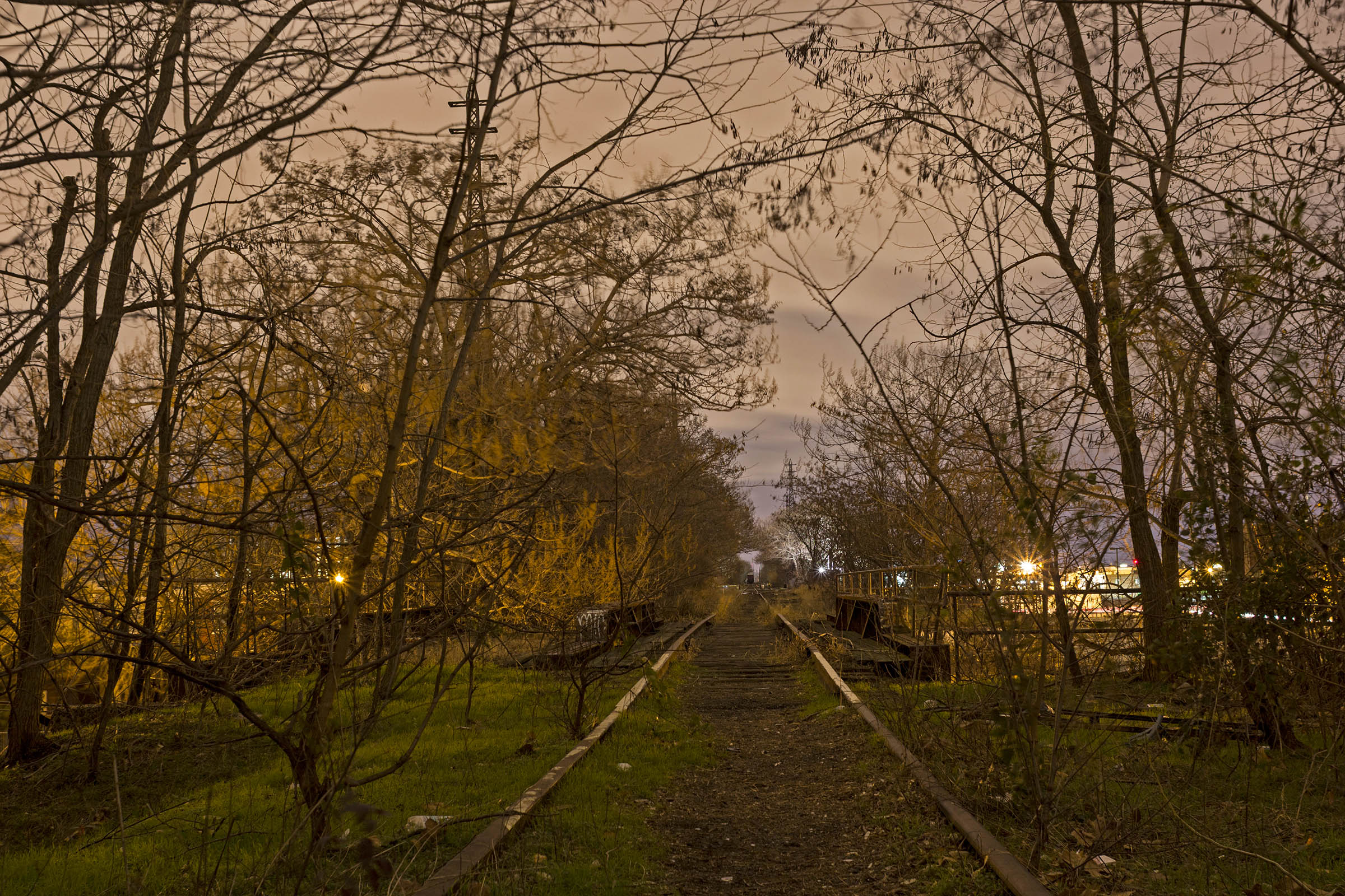 Abandoned railroad tracks, Philadelphia, PA, USA, 2016.