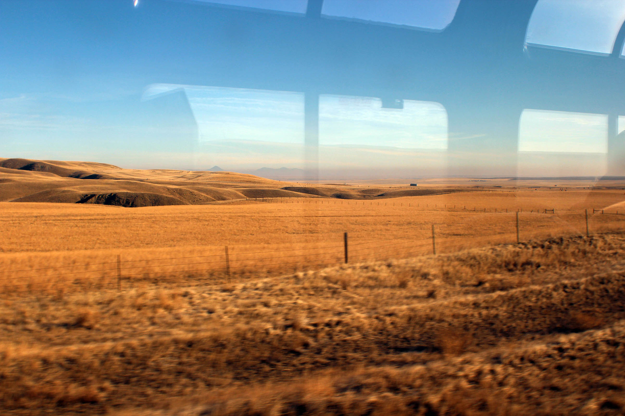 Central Montana as seen from the Amtrak Empire Builder, Montana, USA, 2013.